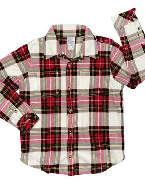 Hanna Andersson Plaid Button Up